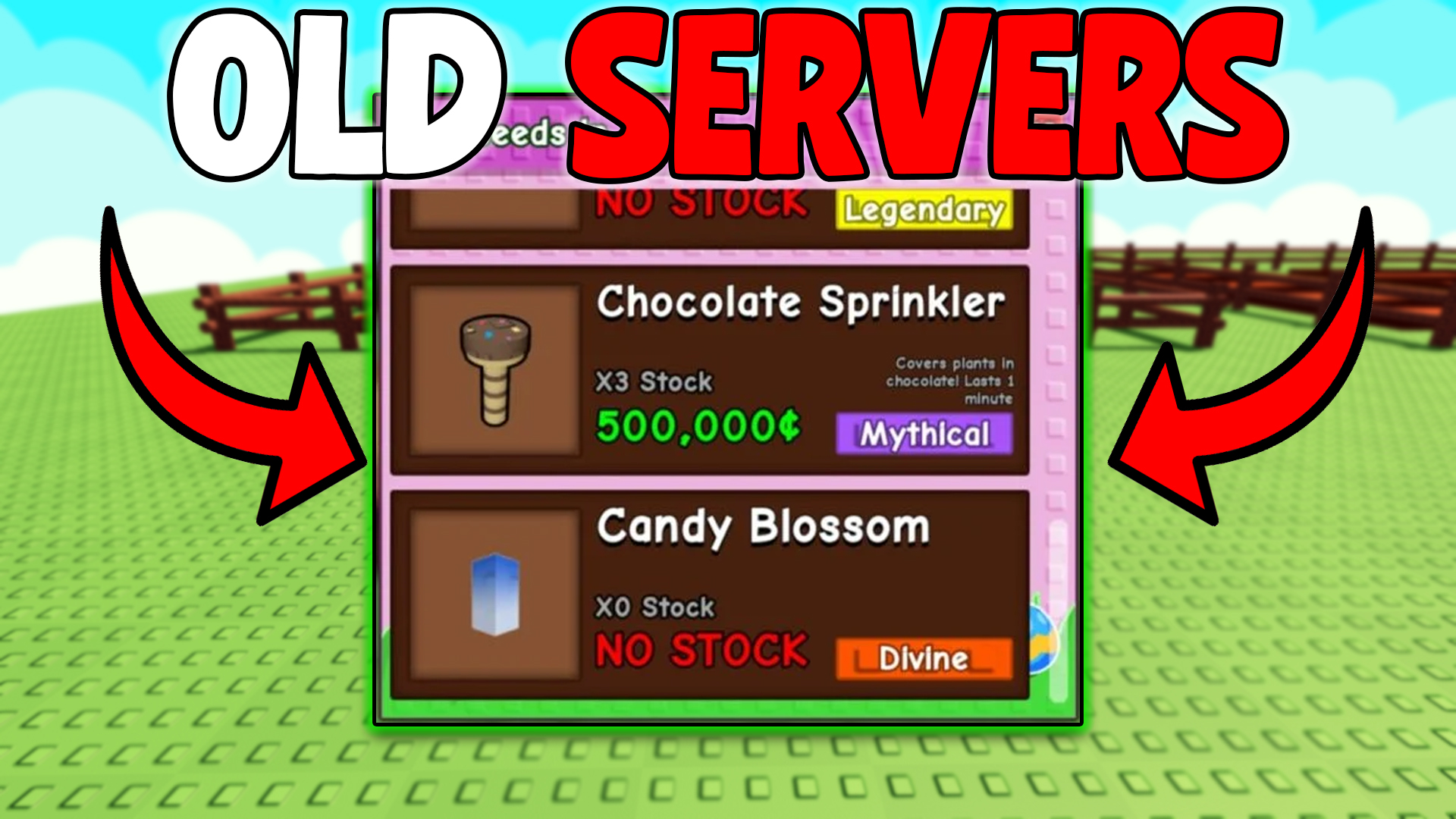 Old Servers in Grow a Garden