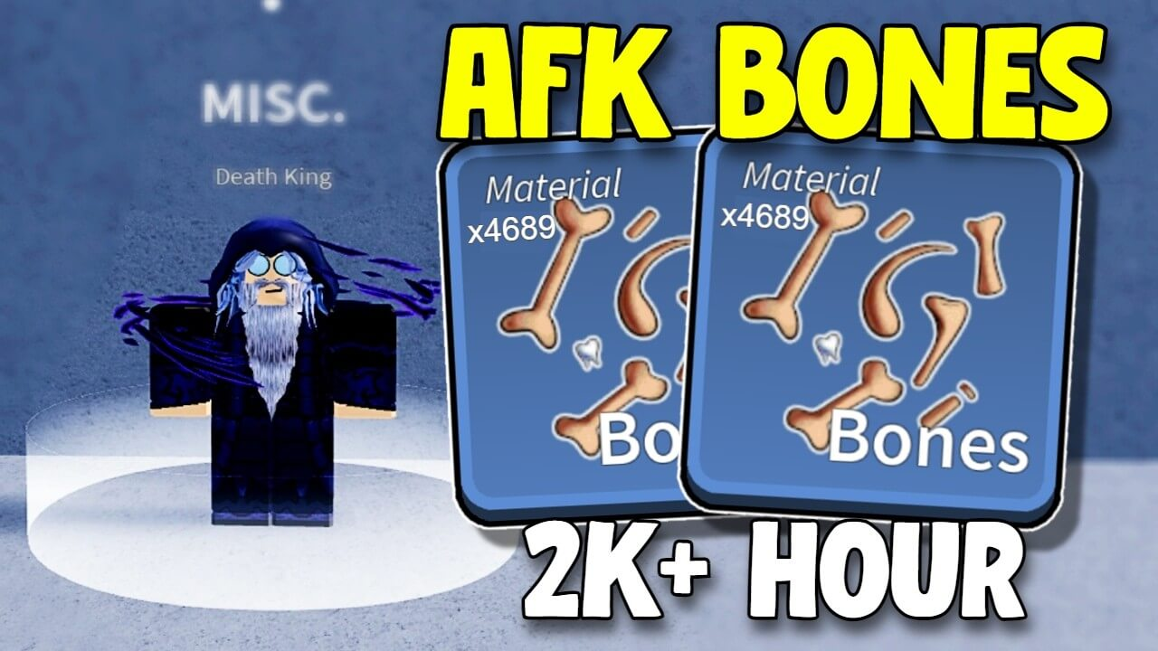 AFK Grind Bones in Blox Fruits