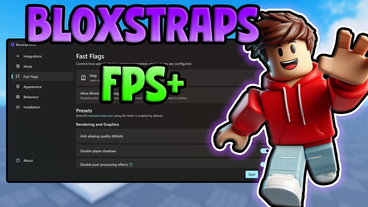 How to Boost FPS on Roblox with Bloxstraps: Fast Flags FPS Optimization