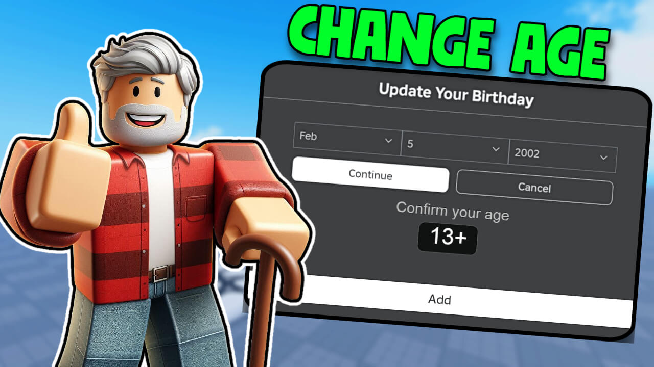 How to Change Birthday on Roblox – How to Change Age Roblox 13+