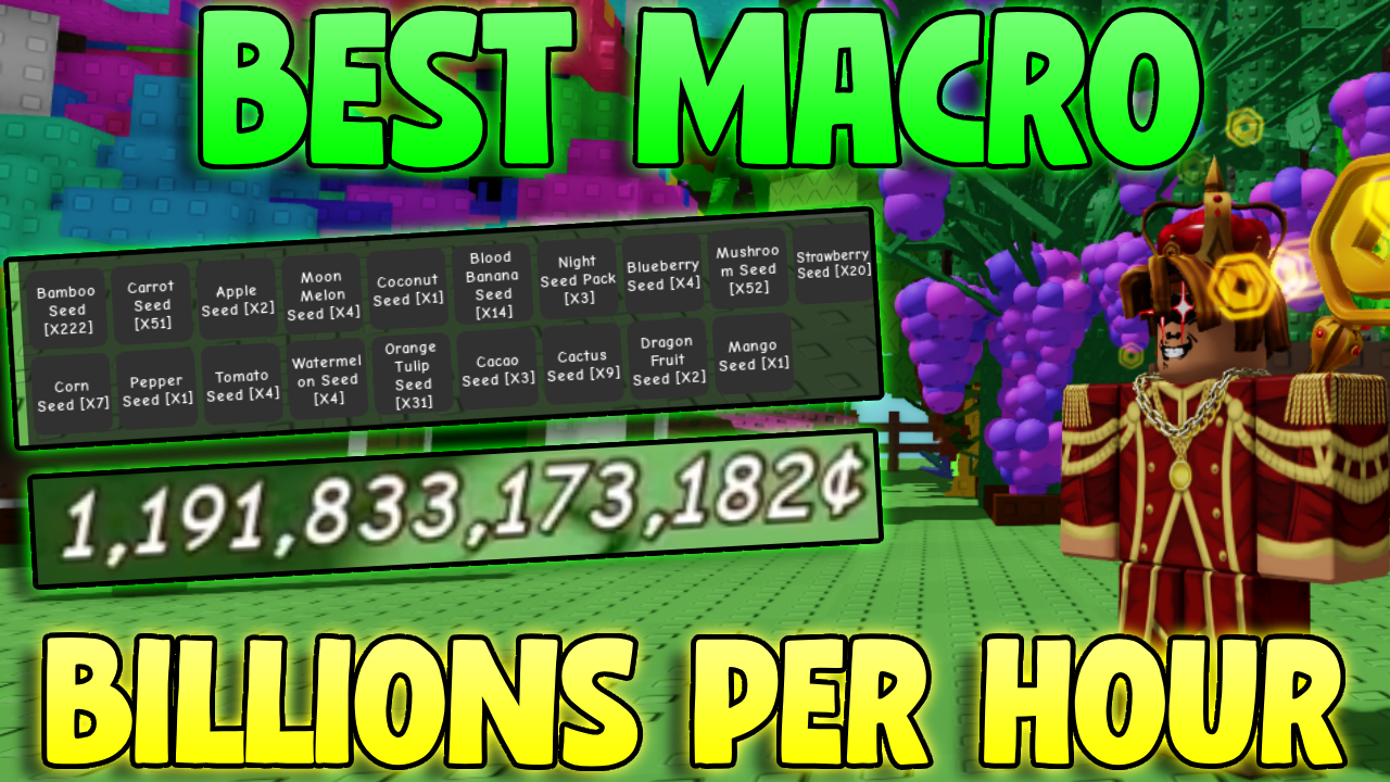 Grow a Garden Macro: Ultimate AFK Farming